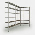 Metal shelf