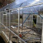 Assembling the greenhouse