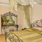 Wrought iron bed